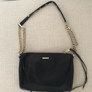 Rebecca Minkoff Crossbody Bag - Black and Gold
